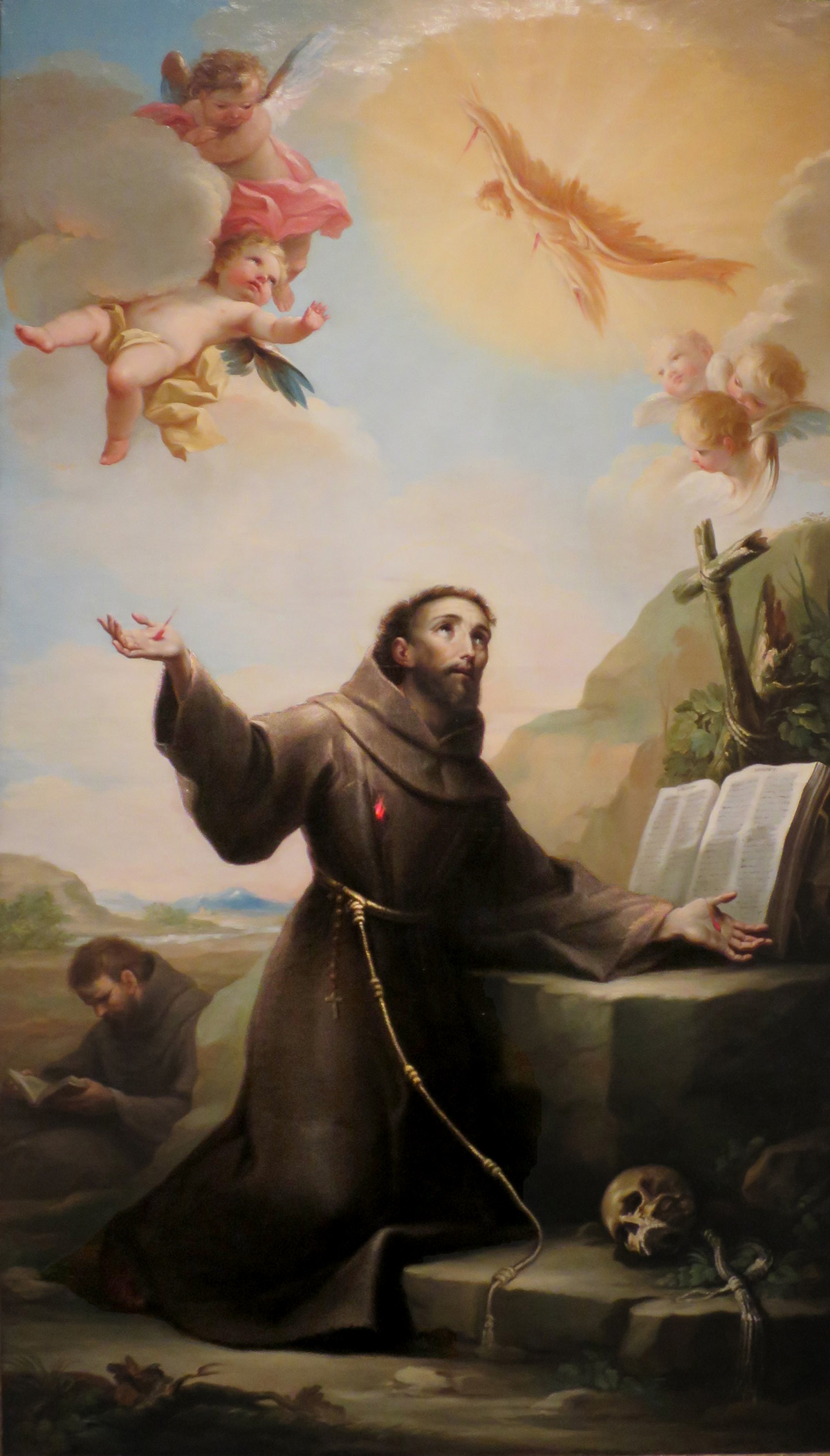 saint francis of assisi receiving the stigmata